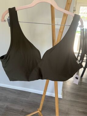 Old Navy Olive Green V-Notch Bralette